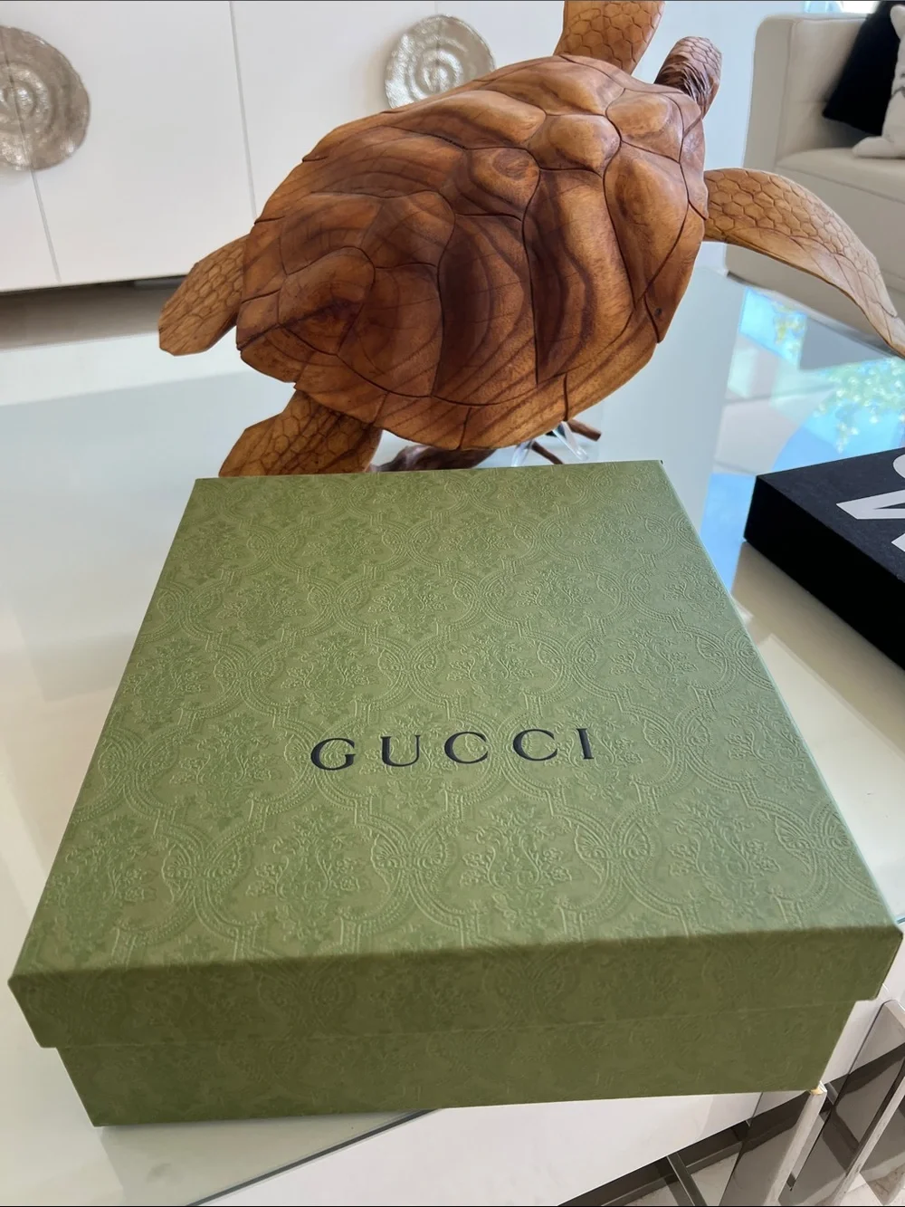 NIB! $1290.00 Gucci Leather GG Embellished Platform Sandals - Size 9 / 39